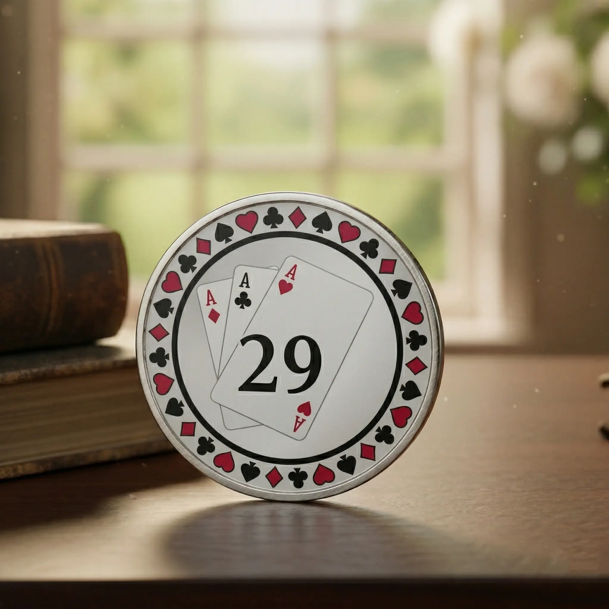 UV Printing Metal Poker Chip Challenge Coin