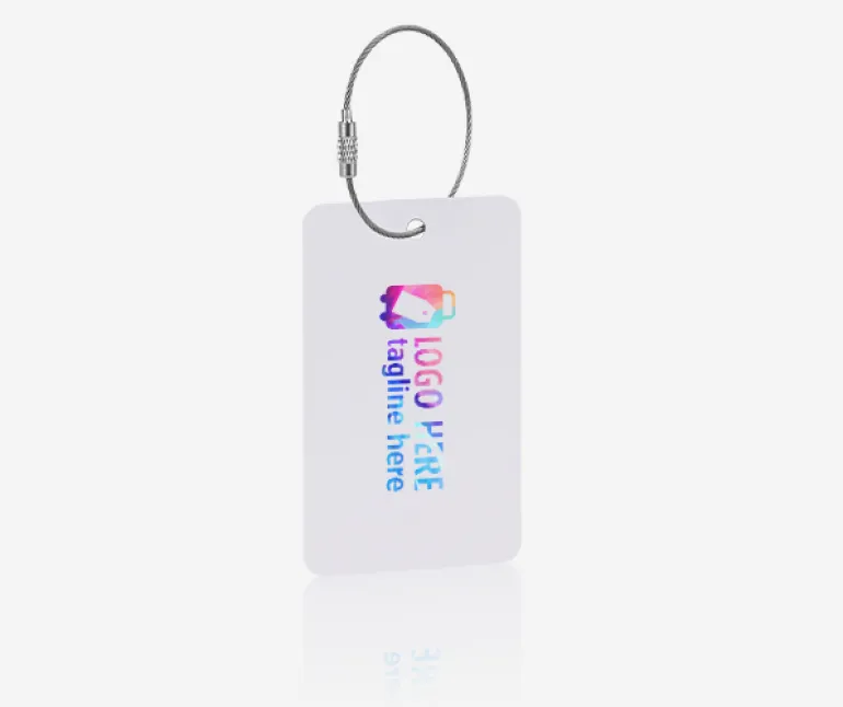 Rigid PVC Luggage Tag with Full Color Print