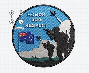 Custom Army Embroidered Patches Template Custom Army Embroidered Patches Template