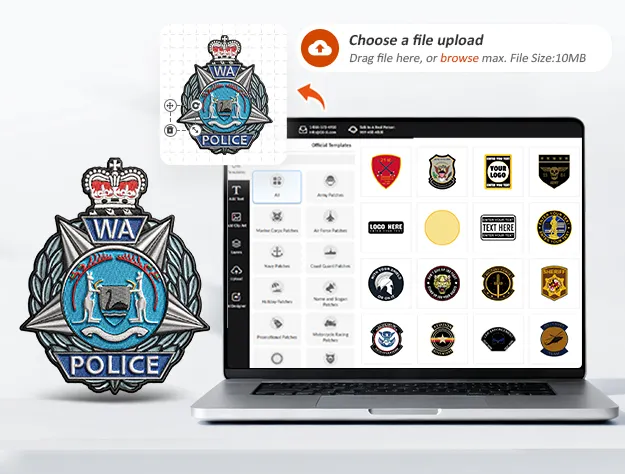 Design Custom Patches with Total Freedom Design Custom Patches with Total Freedom