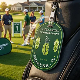Bag Tag for Corporate Golf Events
