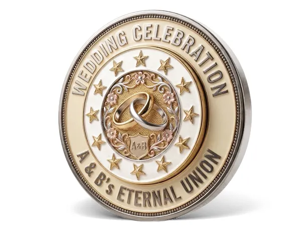 Custom Magnet Wedding Coins Custom Magnet Wedding Coins