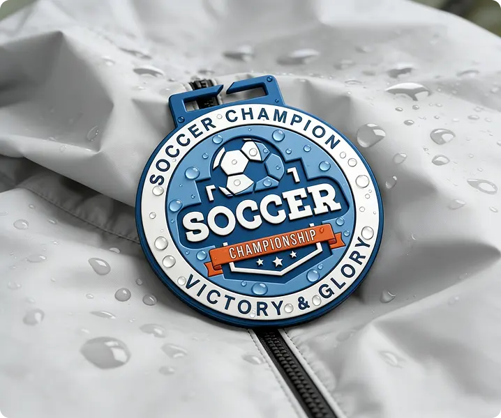 Waterproof PVC Medals