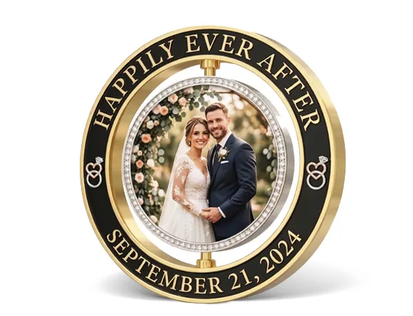 Custom Spinner Wedding Coins Custom Spinner Wedding Coins