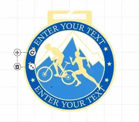 Triathlon Medals Template