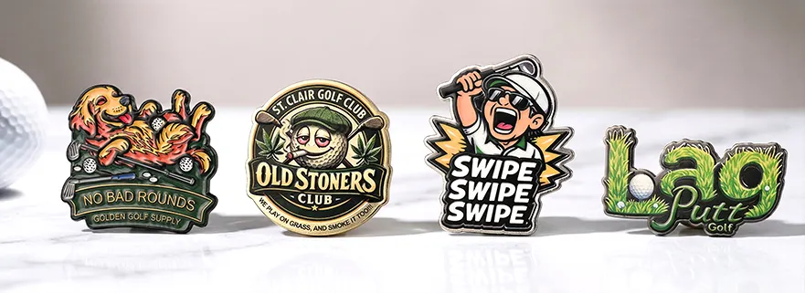 Fully Custom Golf Ball Markers