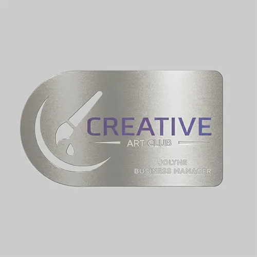 Sliver Stainless Steel Business Card