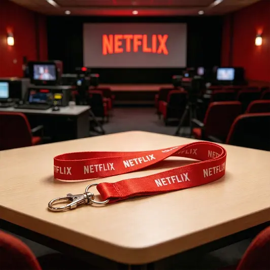 Custom NETFLIX Lanyards Custom NETFLIX Lanyards