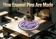 How are enamel pins made？
