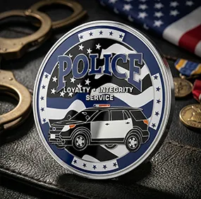 Custom UV Metal Poker Chip Challenge Coin