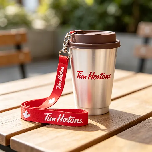 Custom Tim Hortons Lanyards