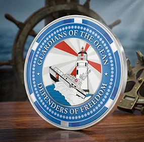 Die Struck Metal Poker Chip Challenge Coin