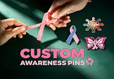 Pink Ribbon Pins & Awareness Pins: Supporting Breast Cancer Awareness