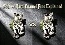 Soft Enamel VS. Hard Enamel Pins