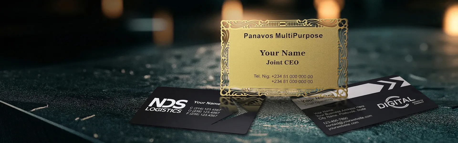 Create Metal Business Card in Just a Few Clicks