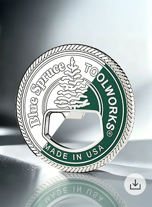 Challenge Coin Bottle Opener Template