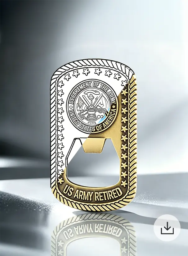 Military Dog Tag Design Template