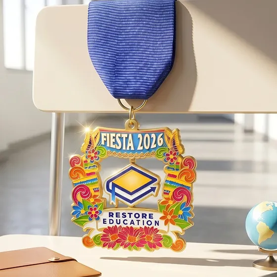 Education Fiesta Medals