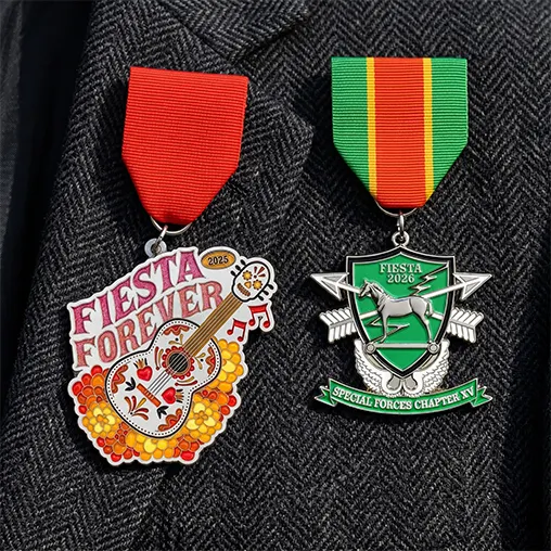 Choose a Spot to Wear Your Fiesta Medals