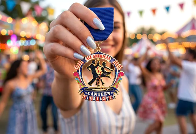 Shine Metallic Fiesta Medals