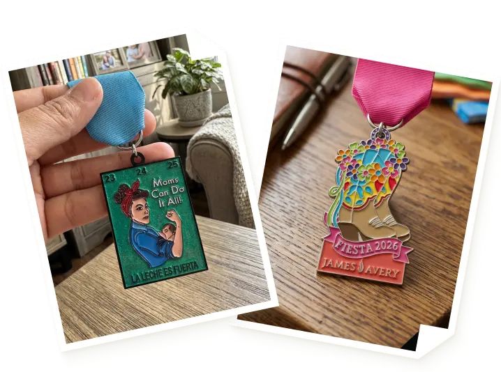 Crisp Detail Fiesta Medals