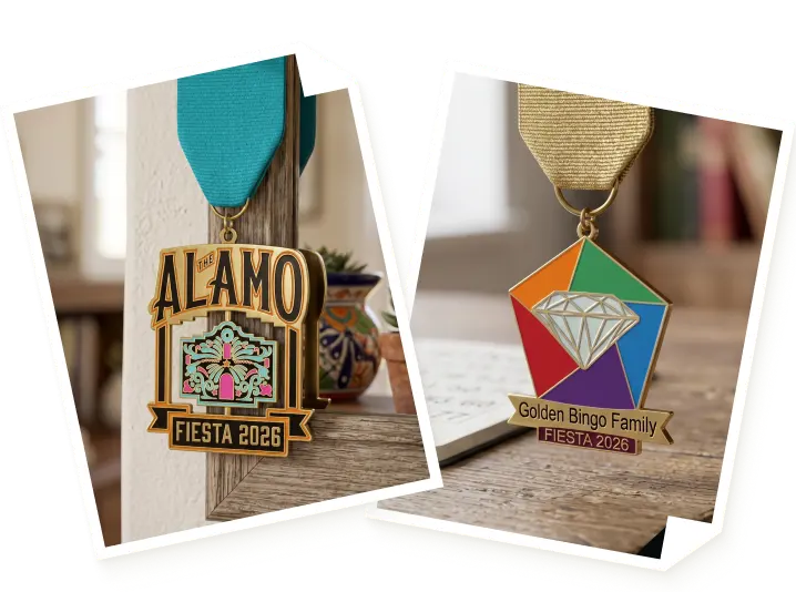 Smooth Spinning Fiesta Medals