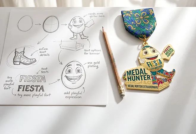 Custom Fiesta Medals