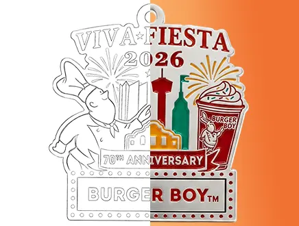 Approve 3D Proof for Your Fiesta Medals