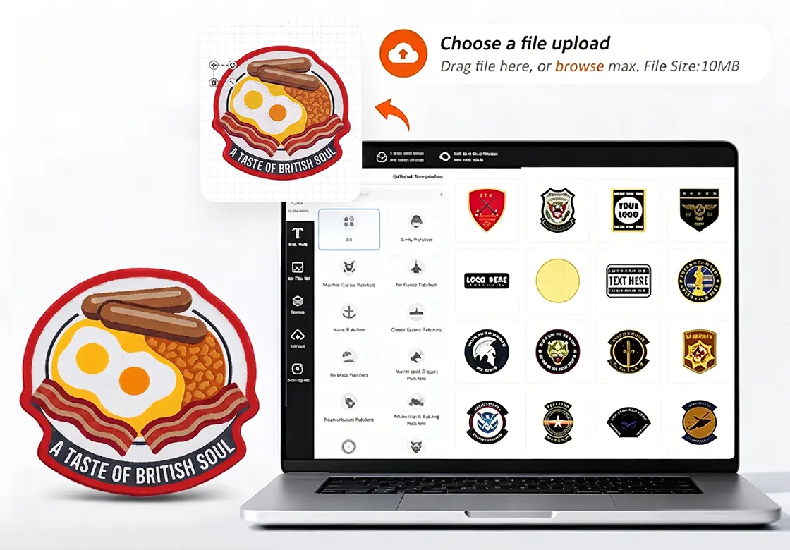 Easily Design Personalised Patches