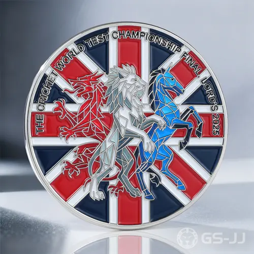 Cricket Championship Challenge Coins