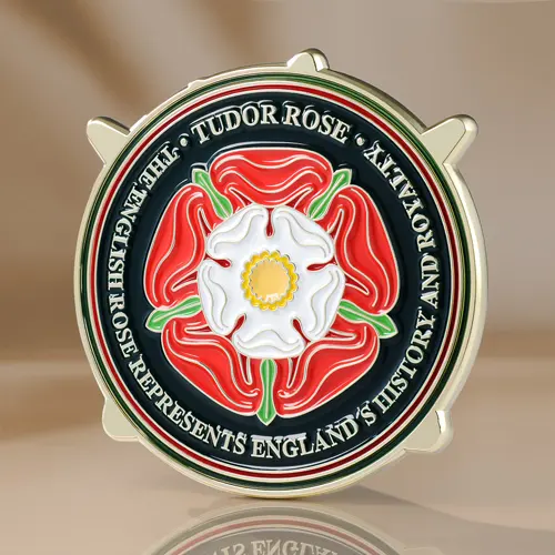 Tudor Rose Challenge Coin