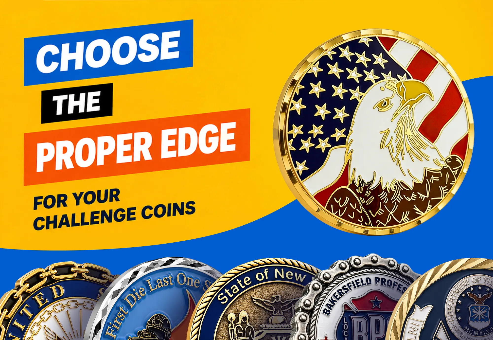 How to Choose the Proper Edge for Your Challenge Coins