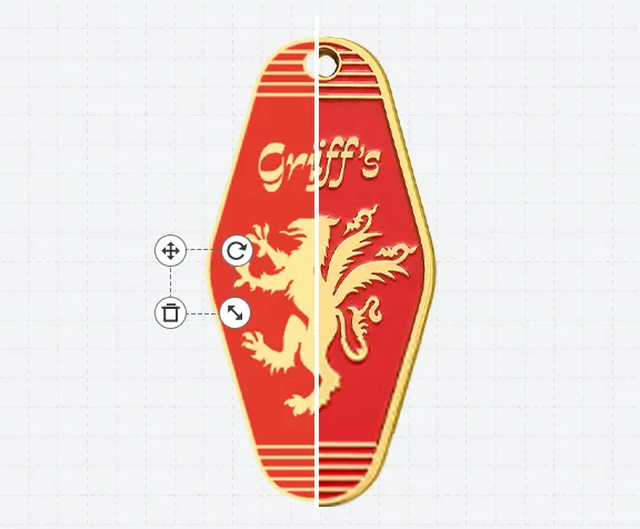 keychain logo design template