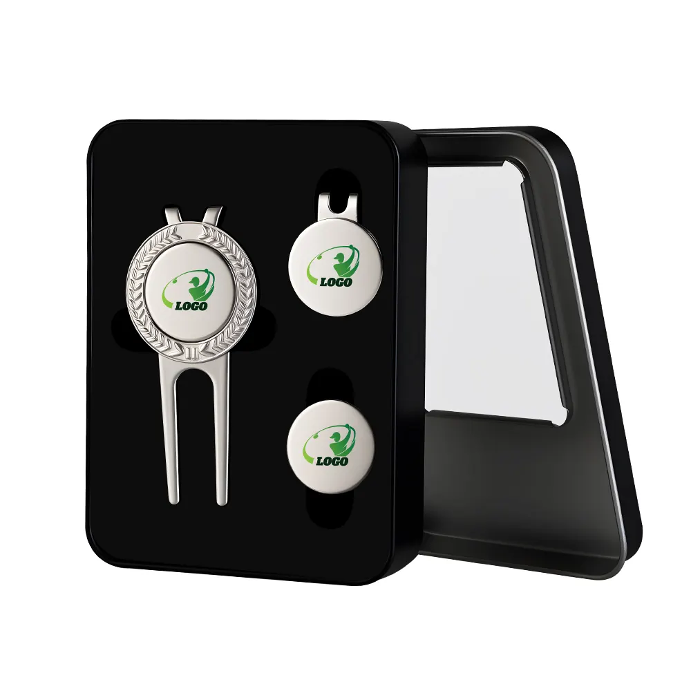 Patterns Golf Divot Tool and Ball Markers Set