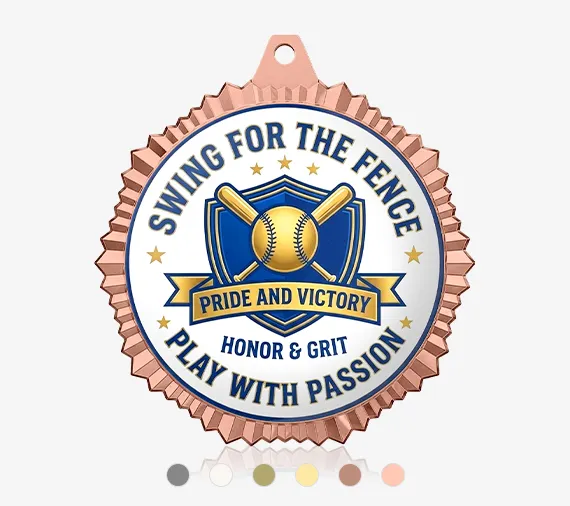 Baseball Champion Custom Medal Baseball Champion Custom Medal