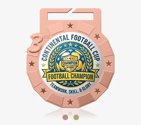Super Cup Soccer 3rd Place Medal Super Cup Soccer 3rd Place Medal