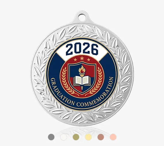 Wreath Metal Custom Medal