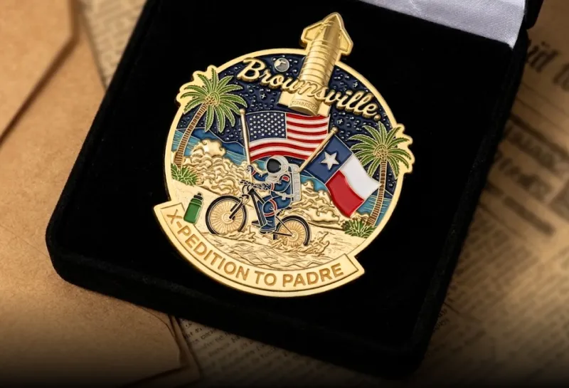 Premium Custom Medal with Luxury Velour Box