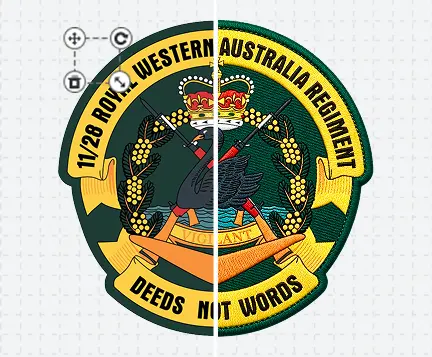 Military Patches Template