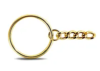 Split Ring with Short Chain Split Ring with Short Chain