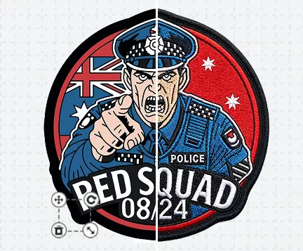 Police Patches Template
