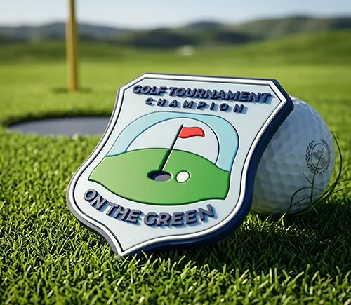 Sleek Golf Tournament PVC Medal