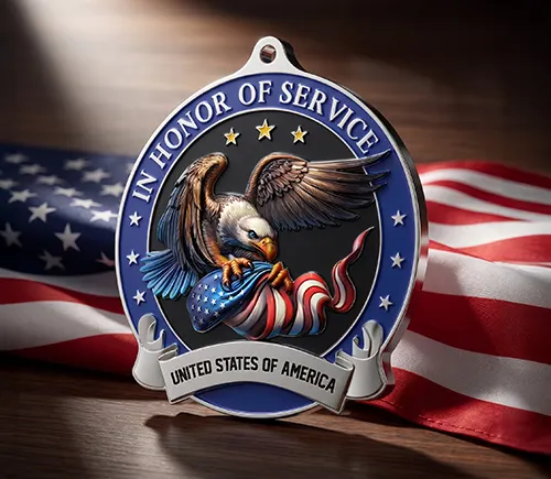 UV Printed 3D Medal