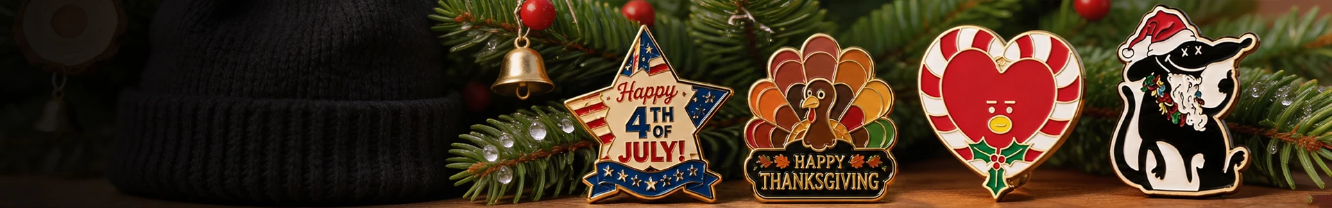 Custom Holiday Pins
