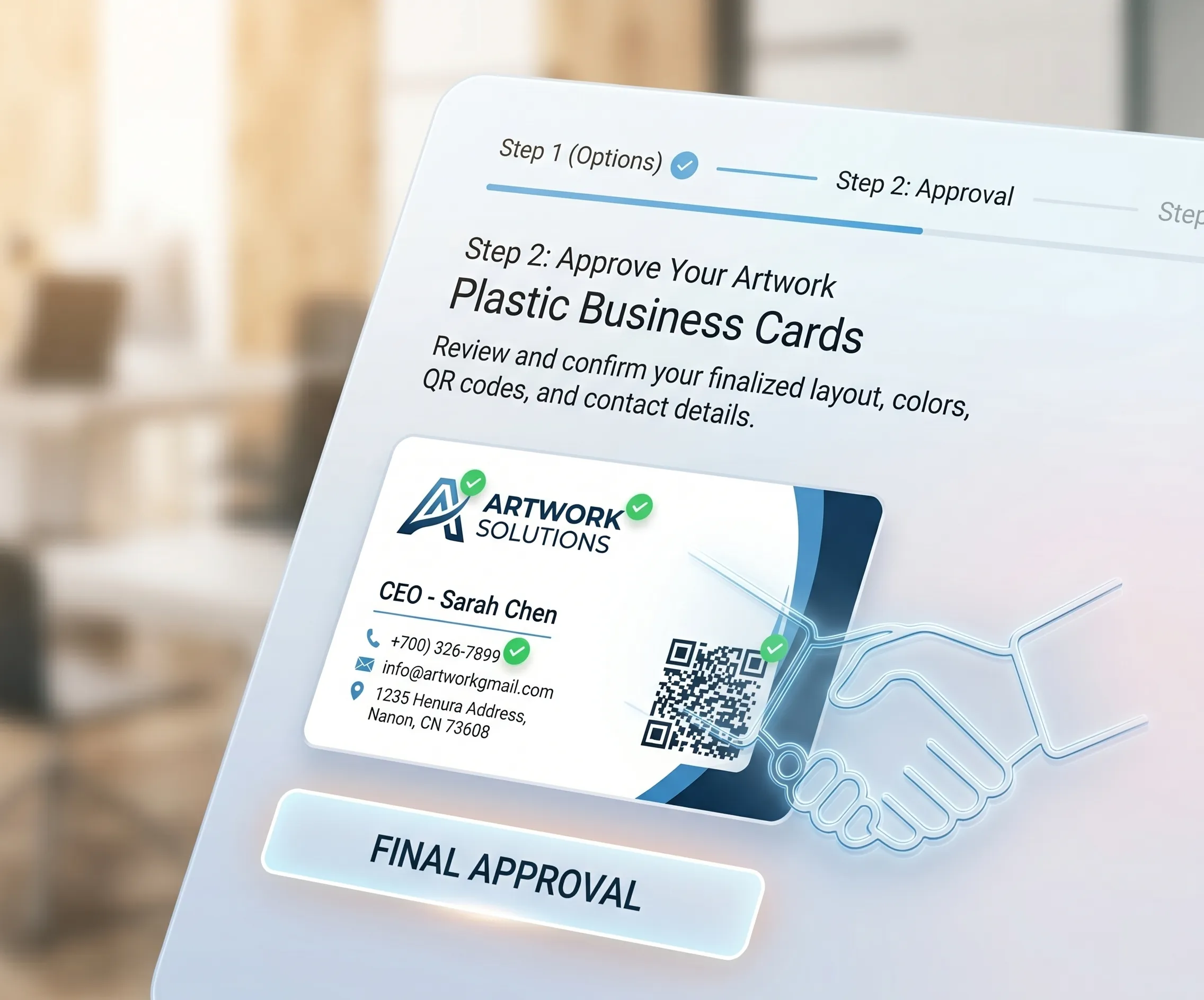 PVC Business Card Design