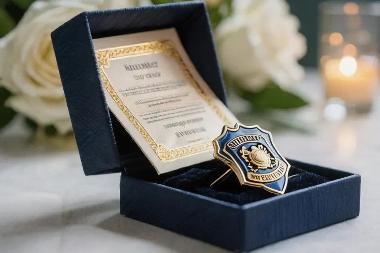 high quality police pin