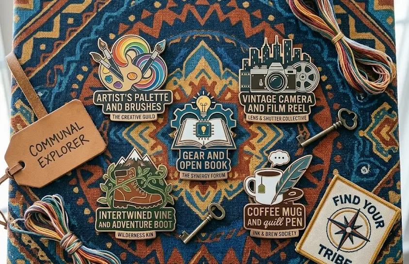 Cool Pins Symbolize You Are Part of A Community Cool Pins Symbolize You Are Part of A Community