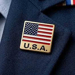 flag pin on costumes flag pin on costumes