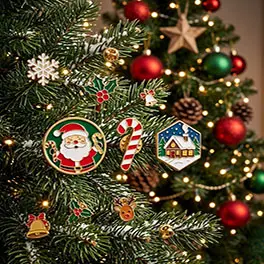 Christmas Tree Holiday Pins Christmas Tree Holiday Pins
