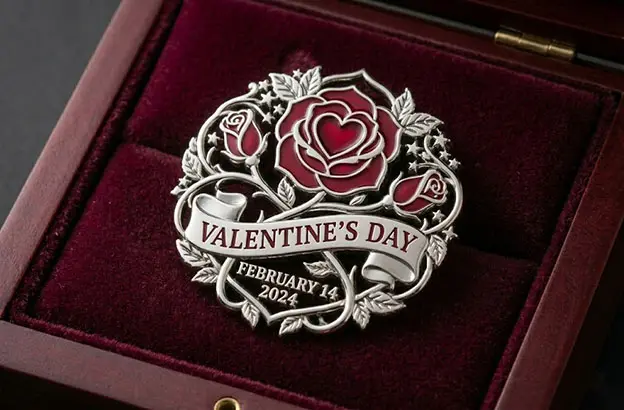 Valentine's Day pins Valentine's Day pins